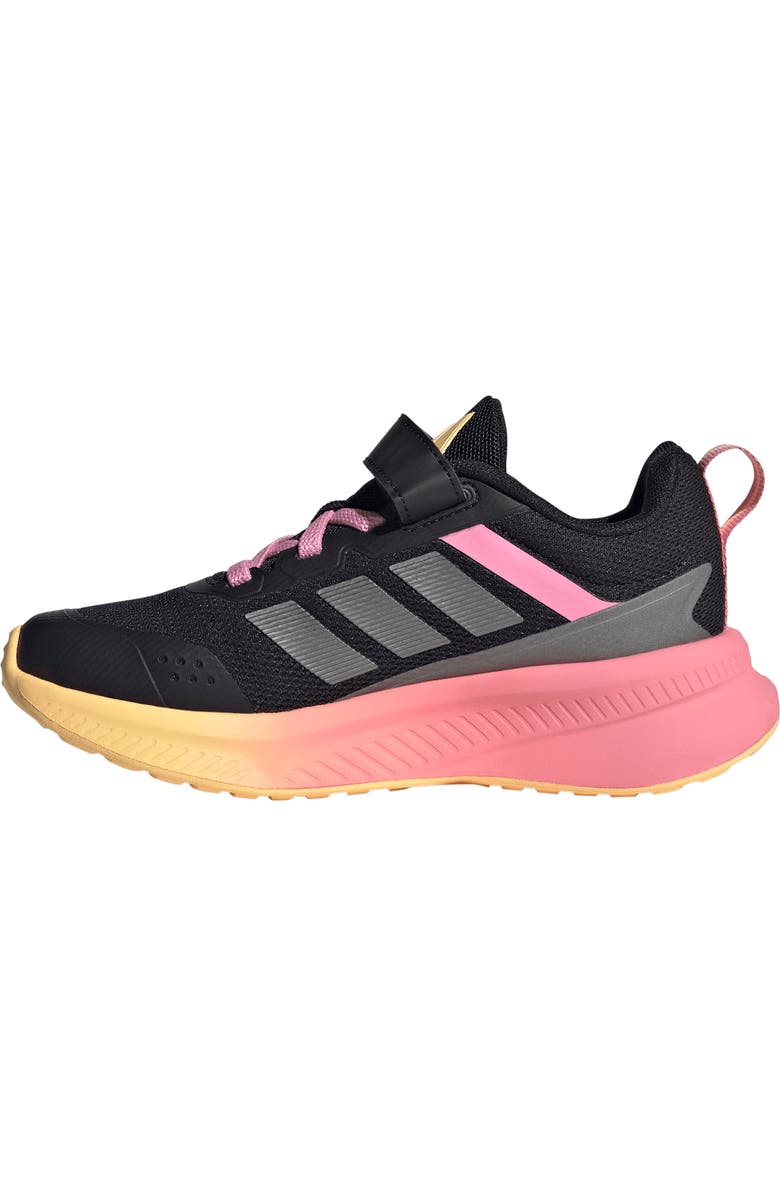 adidas Kids' Fortarun 3.0 Running Shoe, Alternate, color, Black/ Iron Met./ Bliss Pink