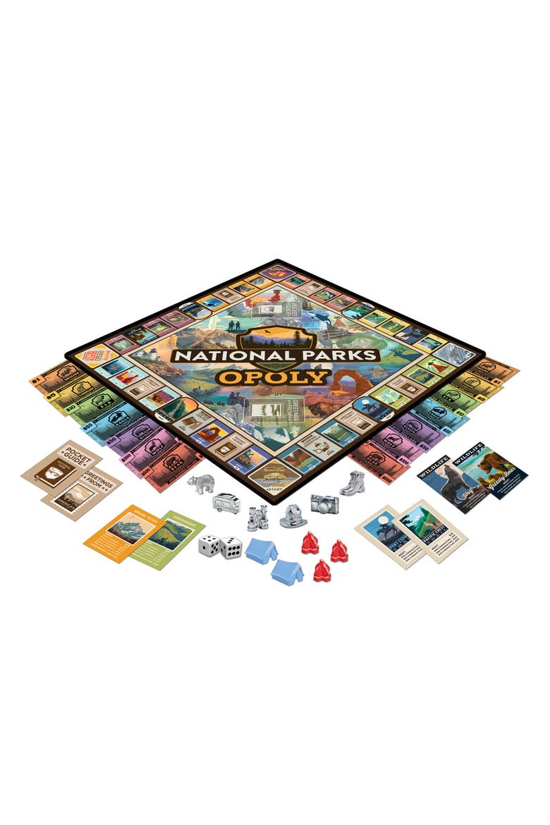 National Parks Opoly, Alternate, color, Multicolor