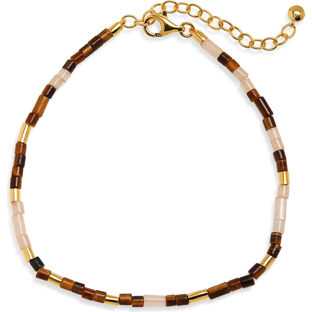 Monica Vinader Delphi Beaded Bracelet In Multi