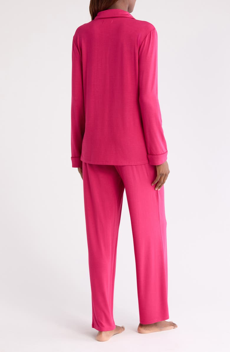 Nordstrom Moonlight Eco Knit Pajamas, Alternate, color, Pink Cerise