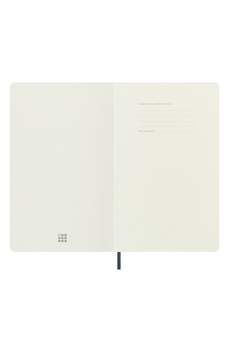 Moleskine Large Ruled Softcover Notebook, Alternate, color, Sapphire Blue