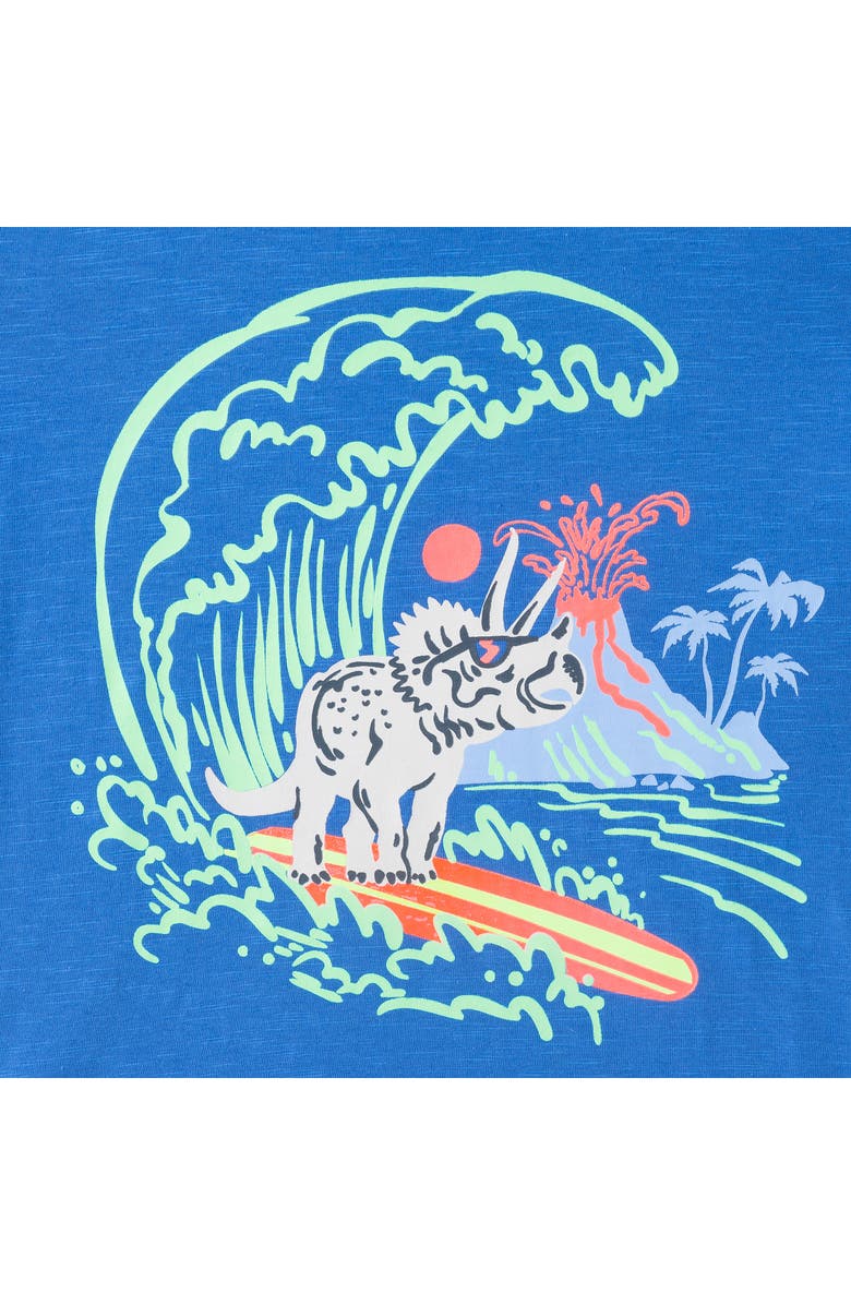 Andy & Evan Kids' Graphic T-Shirt & Shorts Set, Alternate, color, Blue