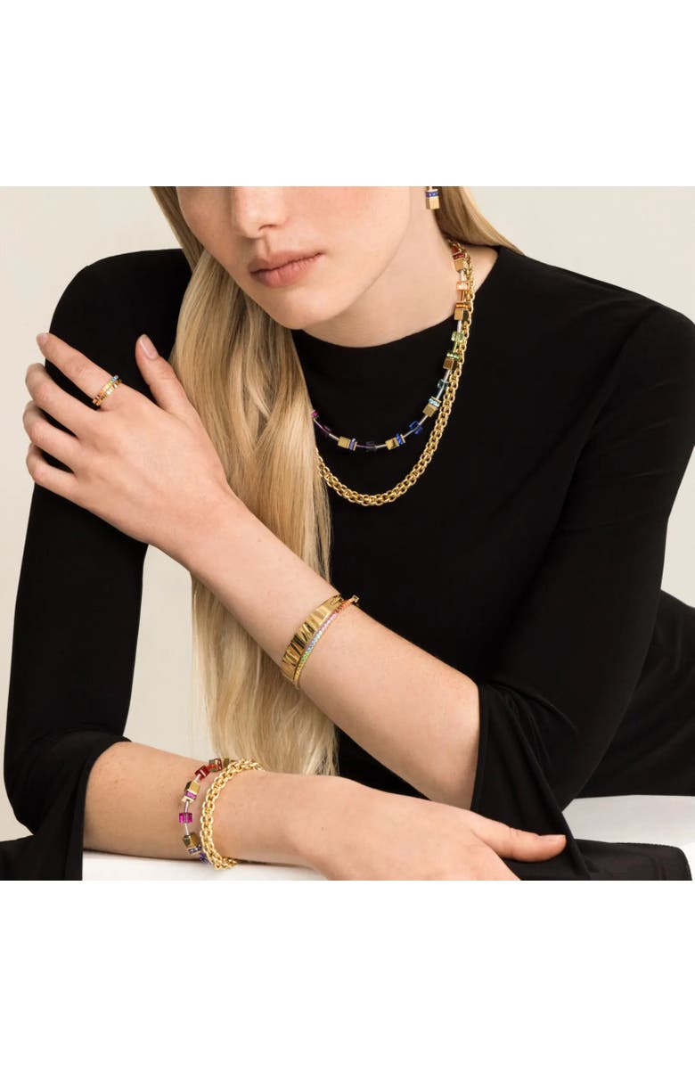 COEUR DE LION Mesh Chain Classic Necklace, Alternate, color, Gold