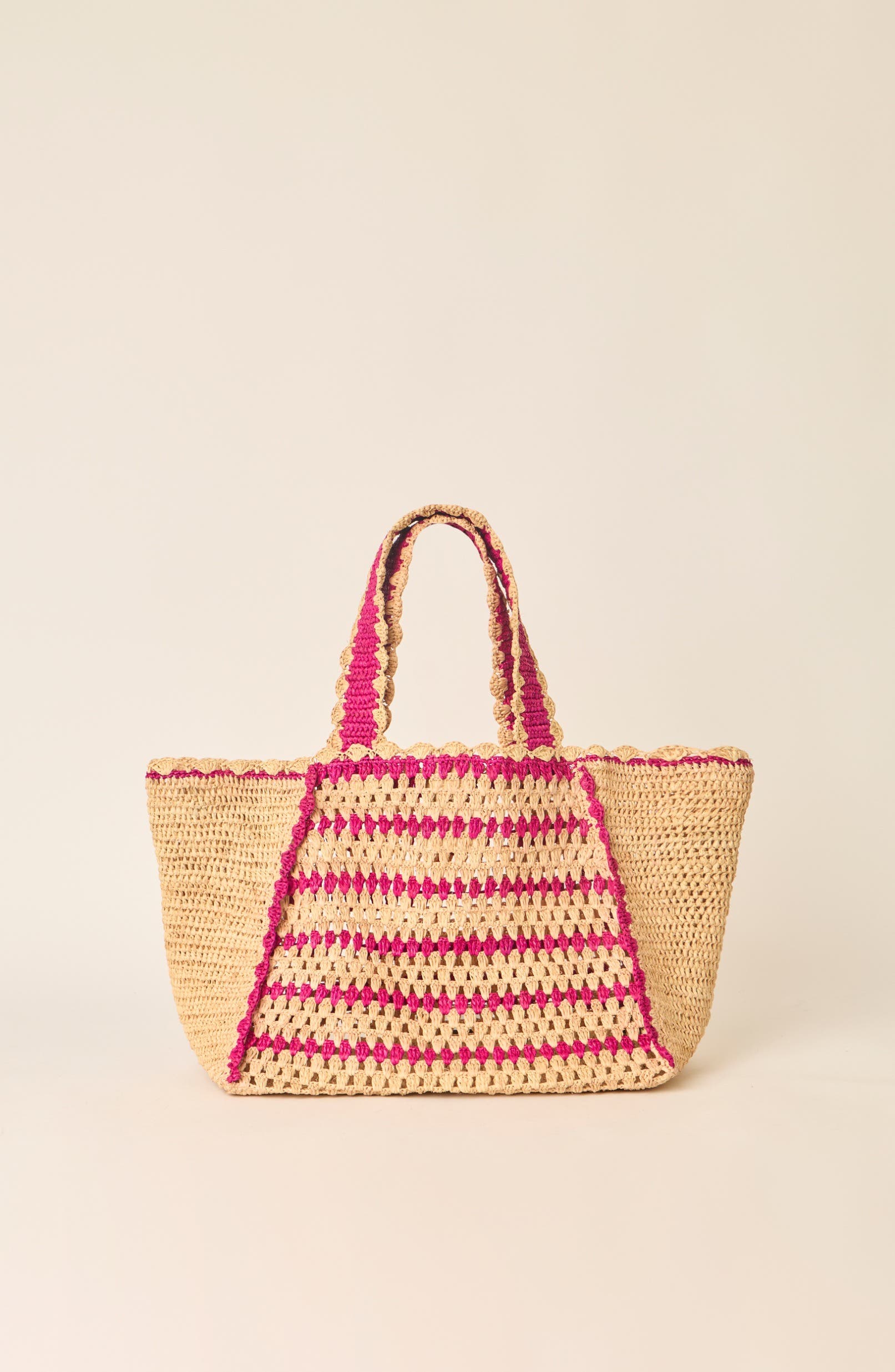  Natural/Fuchsia