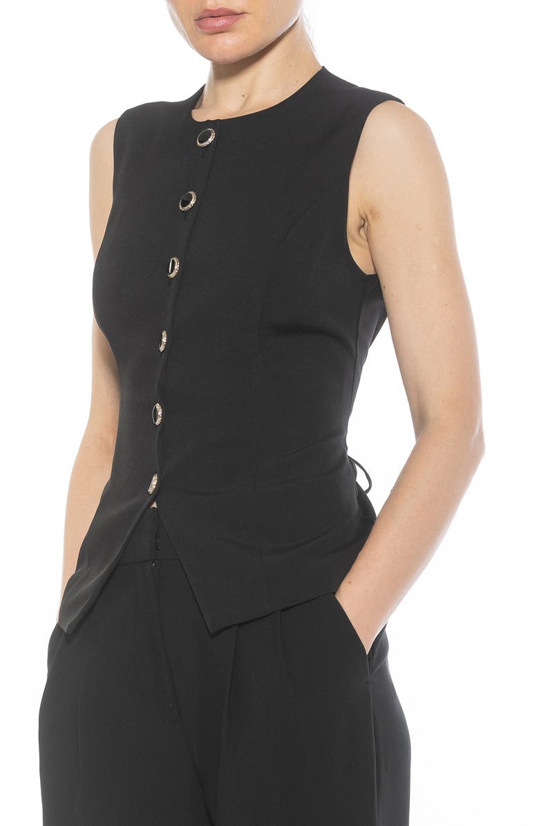 Alexia Admor Kinsley Vest Top, Alternate, color, 