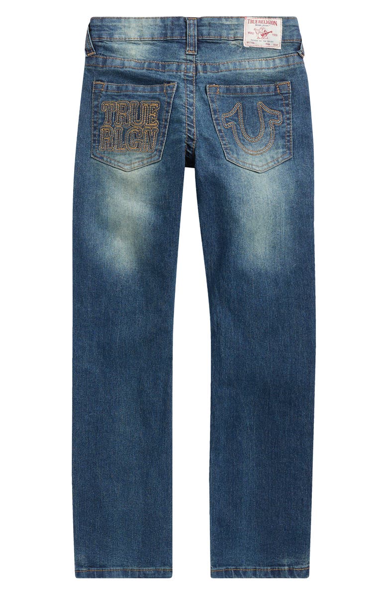 True Religion Kids' Straight Leg Jeans, Alternate, color, Dark Blue