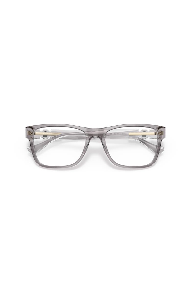Versace 57mm Rectangle optical glasses, Alternate, color, Grey