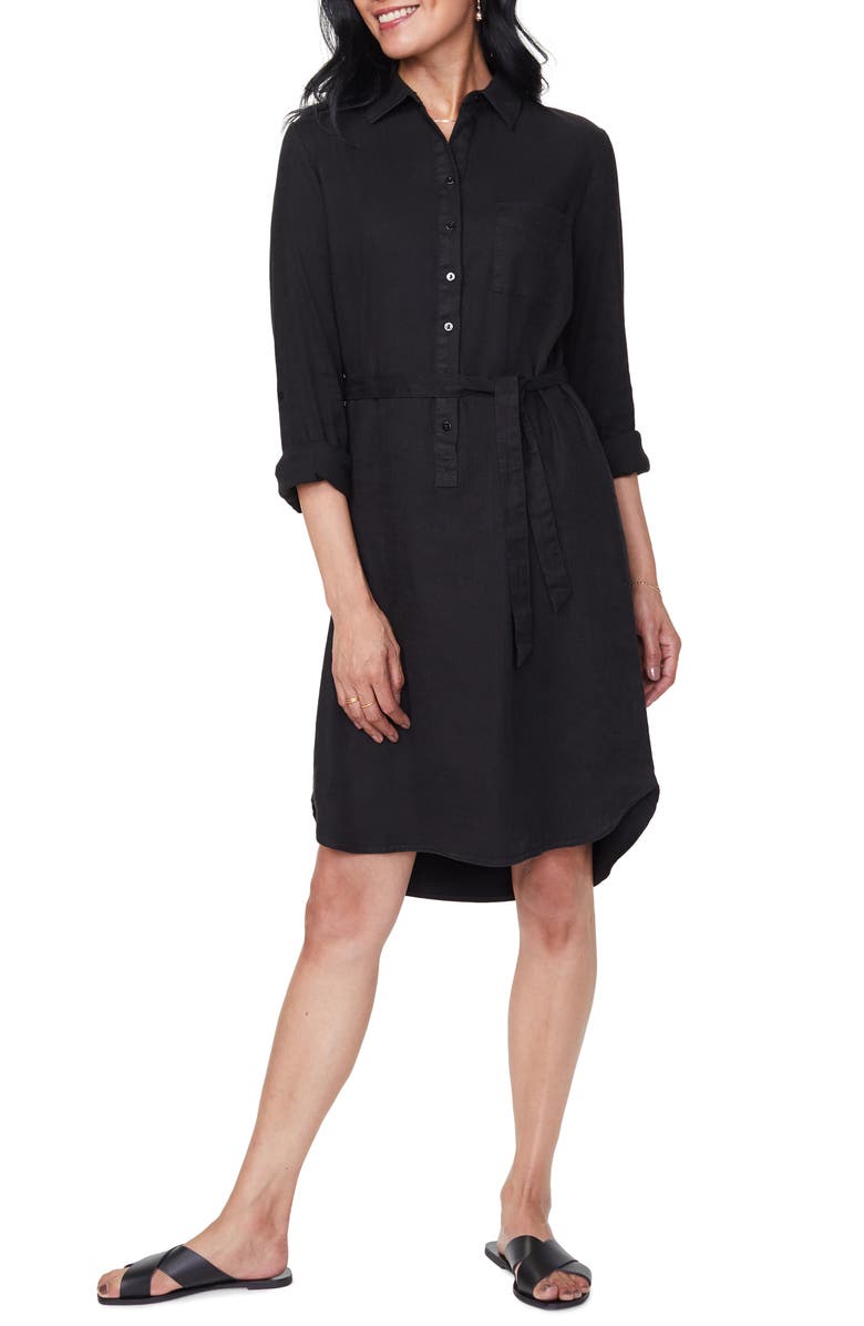 NYDJ Long Sleeve Shirtdress, Main, color, 