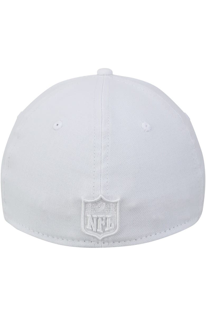 New Era Men's New Era White NFL Shield Logo 39THIRTY Flex Hat, Alternate, color,