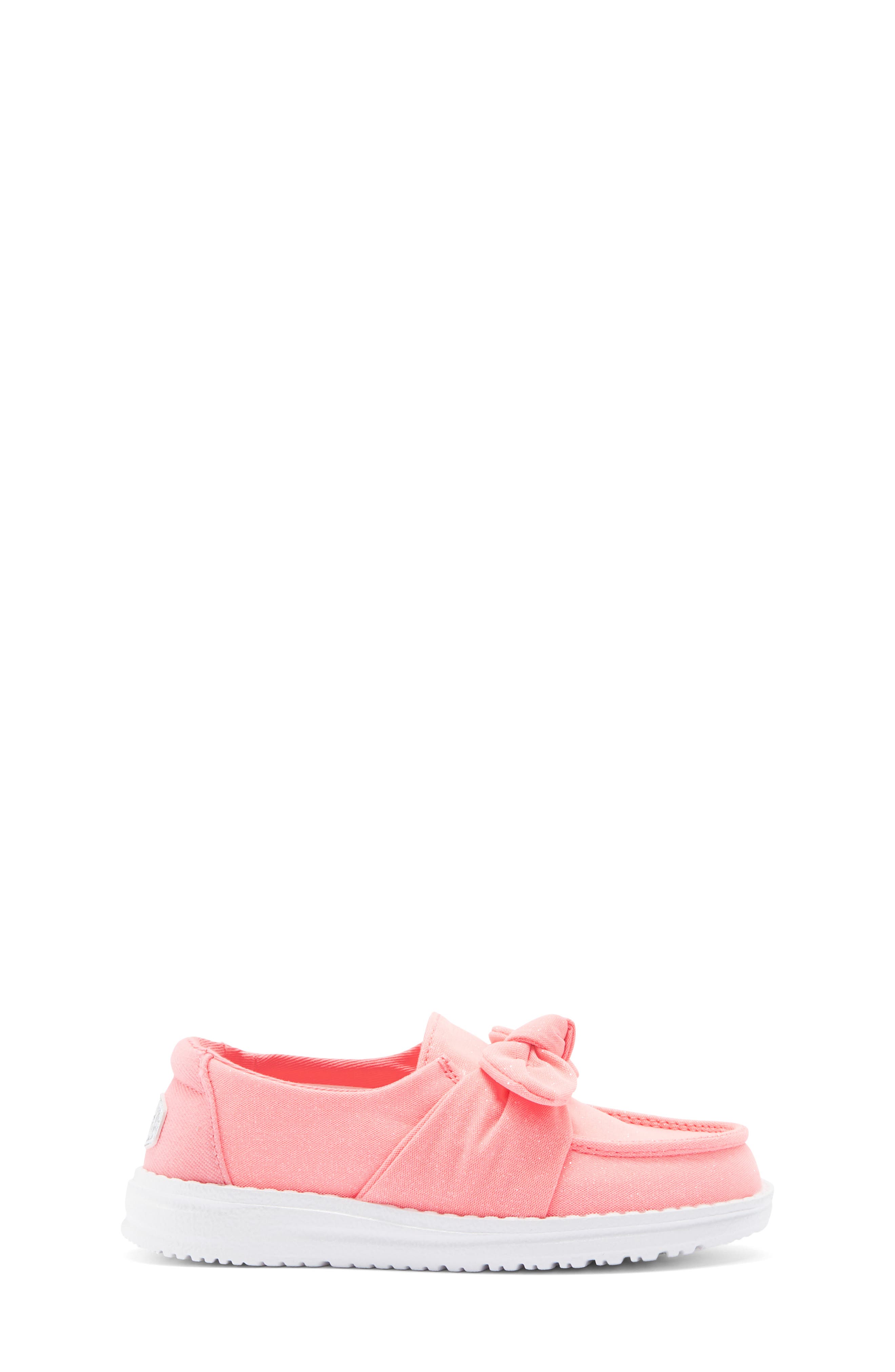 Hey Dude Kids' Wendy Bow Essentials Sneaker, Alternate, color, Pink