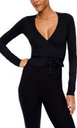 SPANX® Ballet Wrap Long Sleeve Top