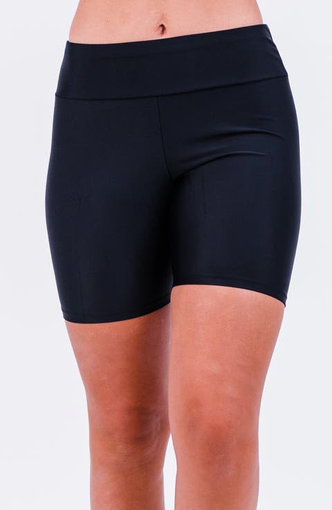 Mid-Thigh Swim Shorts