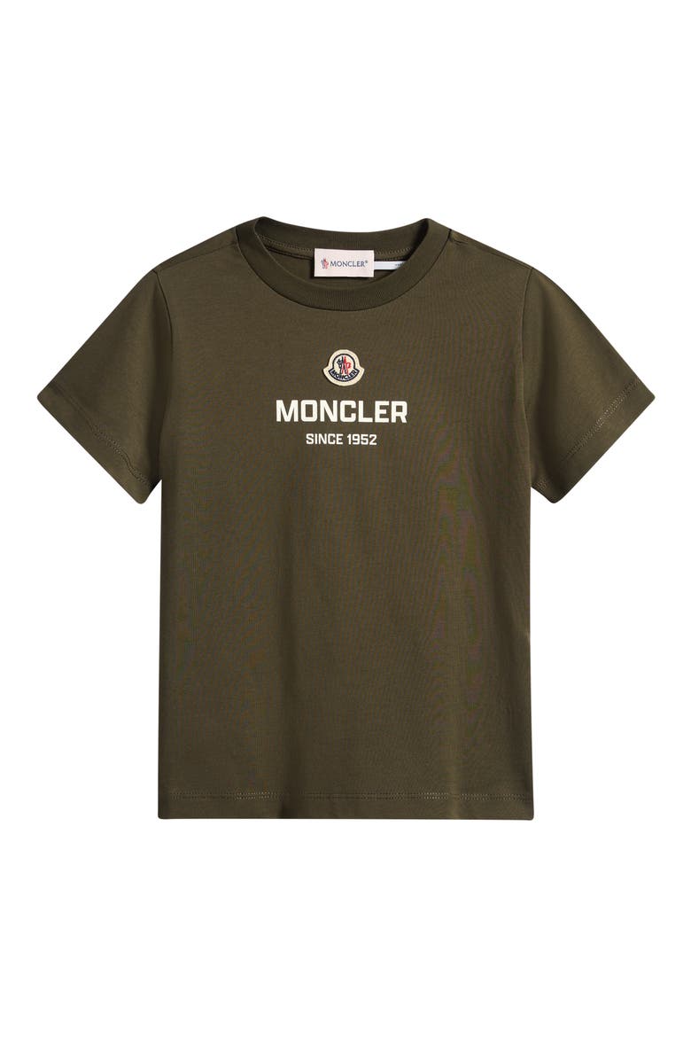Kids' Logo Patch Graphic T-Shirt, Main, color, GREEN
