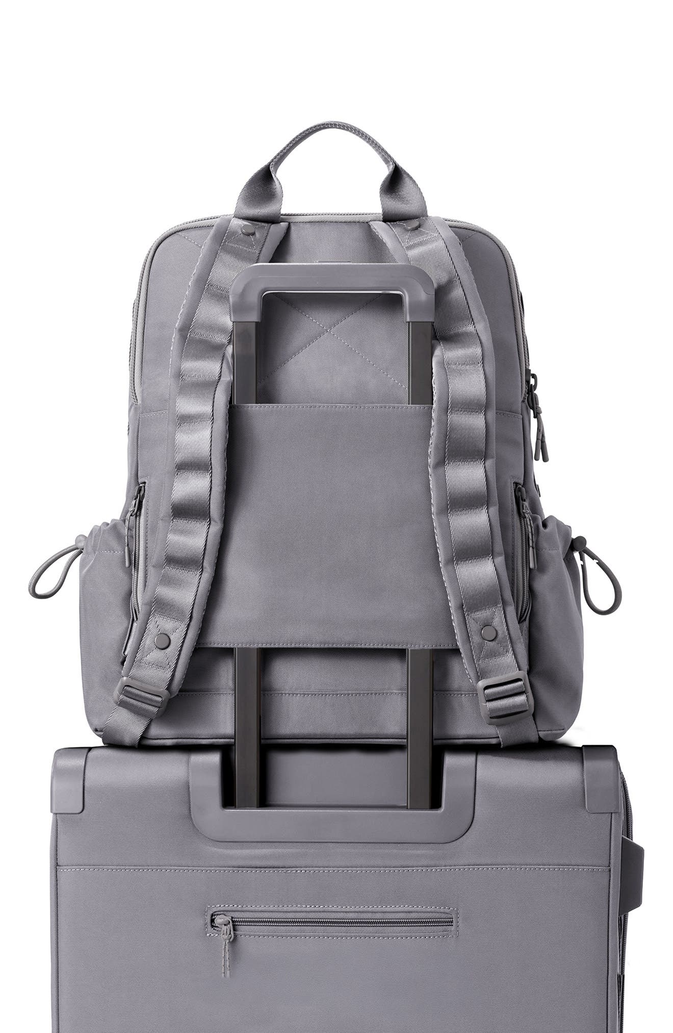 Brooklyn Flap Top Backpack, Alternate, color, ASH GREY