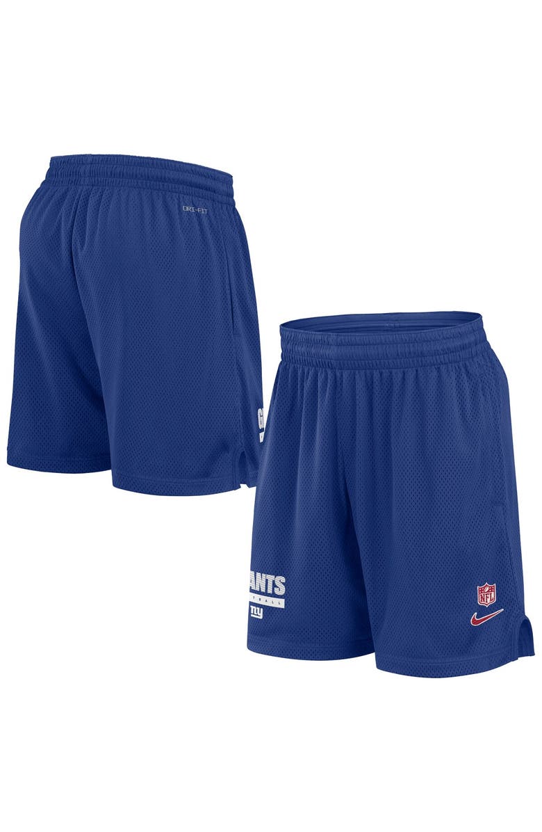 Nike Men's Nike Royal New York Giants 2024 Sideline Performance Mesh Shorts, Main, color, Royal