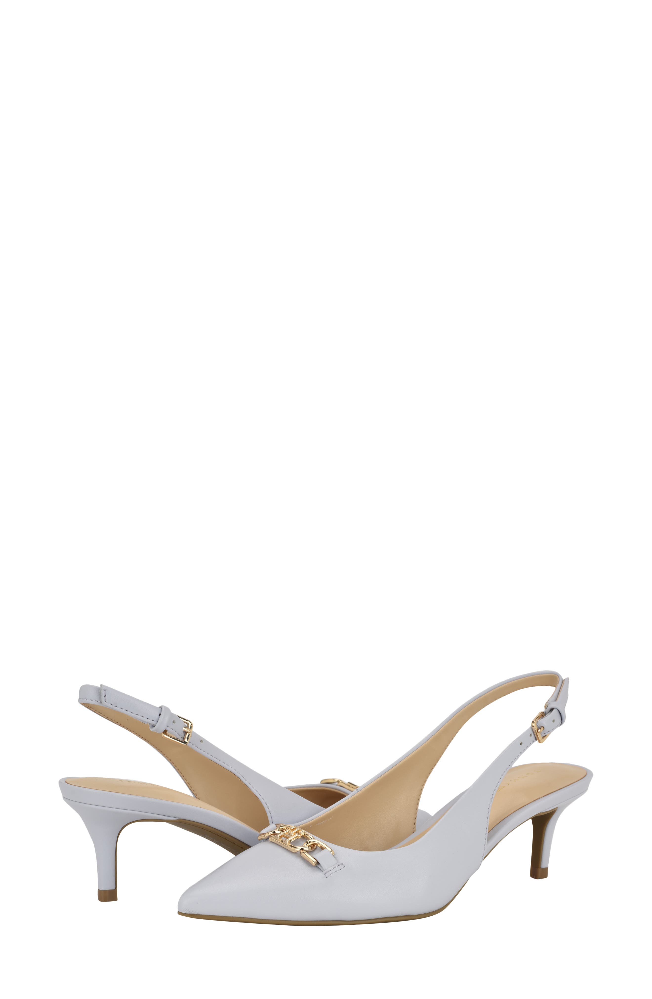 Tienna Slingback Pointed Toe Pump, Alternate, color, MEDIUM BLUE