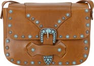 Fortela Turquoise Whisky Leather Bag
