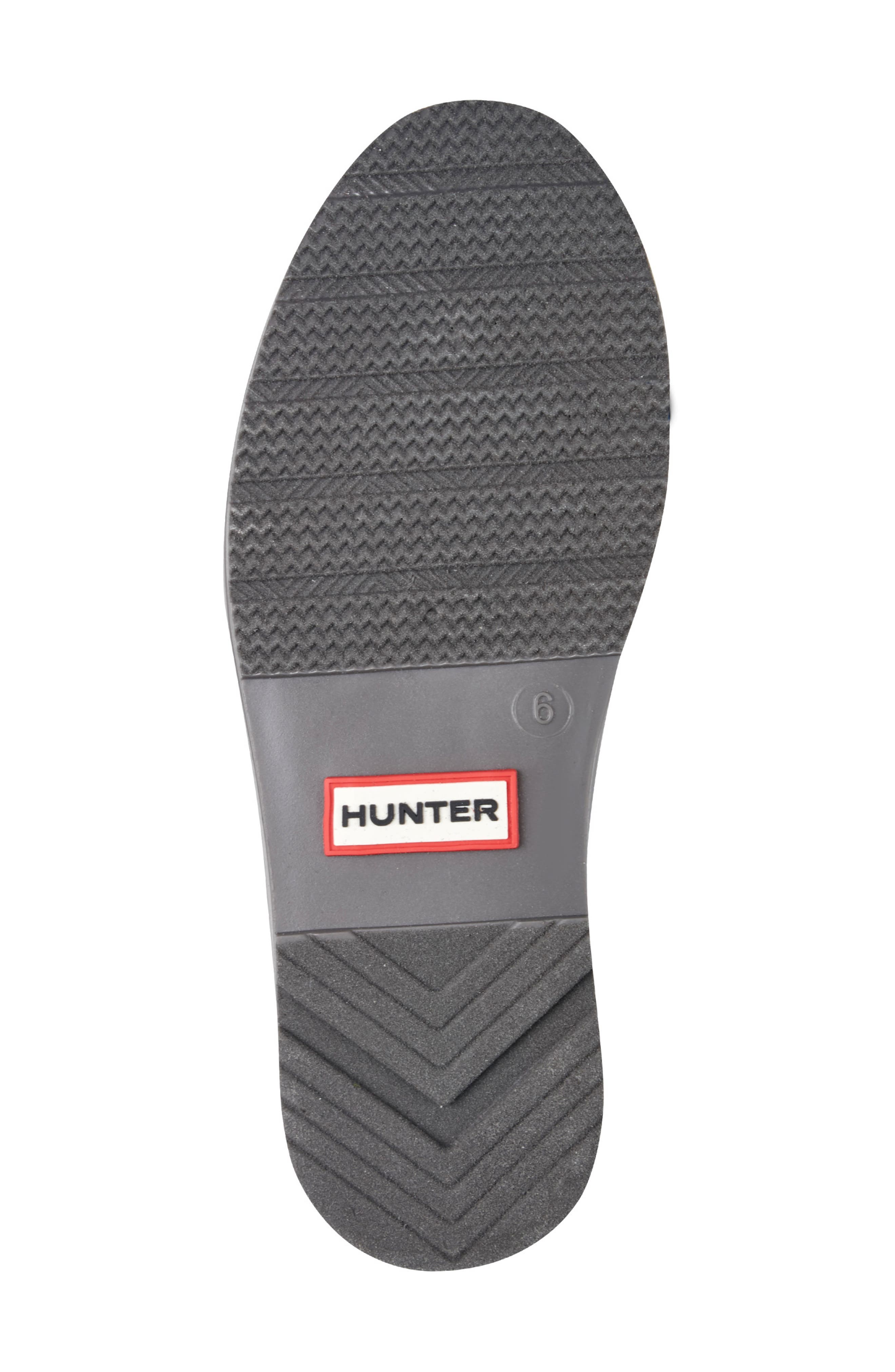 Hunter Tabitha Chelsea Waterproof Rain Boot, Alternate, color, Dark Gray