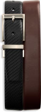 Synrgy by DXL Big & Tall Reversible Basketweave Belt