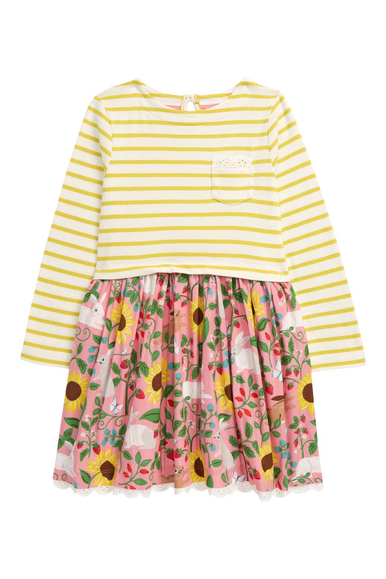 Kids' Hotchpotch Dress, Main, color, PINK LEMONADE BERRY PATCH