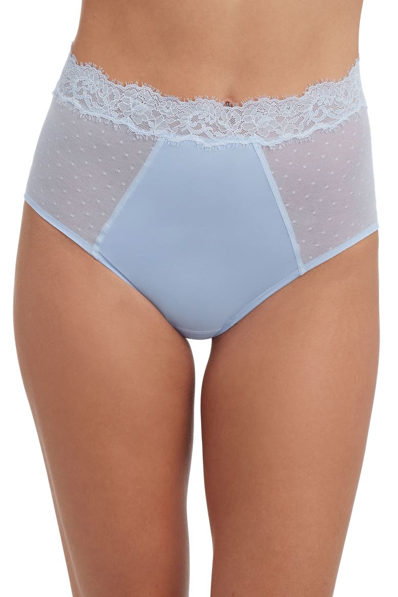 Entice High Waisted Brief, Main, color, Blue Breeze