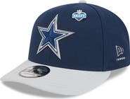 New Era Men's New Era Navy/Silver Dallas Cowboys 2026 NFL Draft On Stage Pre-Curved 9FIFTY Snapback Hat