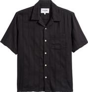 Corridor Stripe Seersucker Camp Shirt