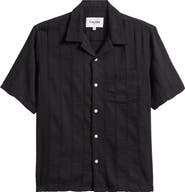 Corridor Stripe Seersucker Camp Shirt