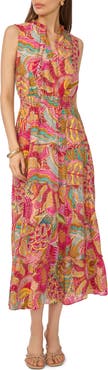 Halogen® Smocked Tiered Sundress
