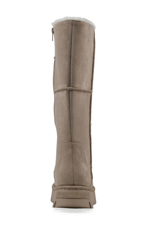White Mountain Footwear Tru Faux Shearling Boot In Brown