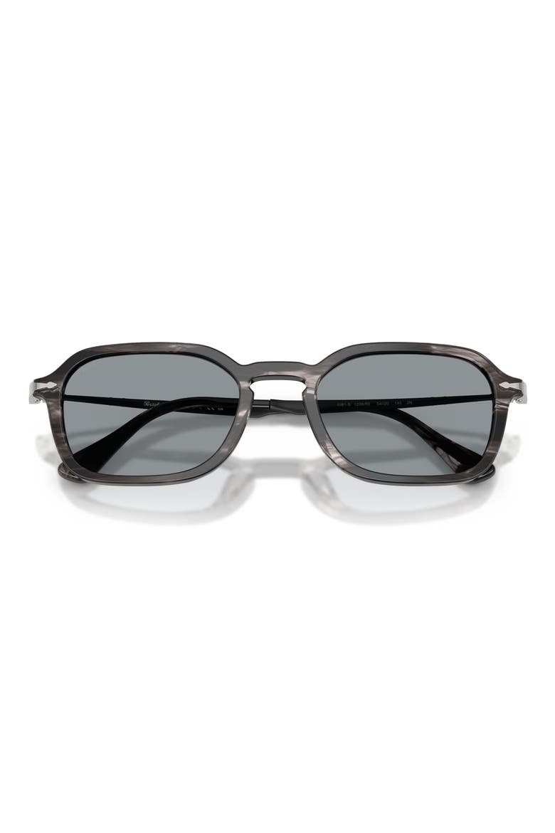 54mm Phantos Sunglasses, Alternate, color, STRIPED BLACK AND GREY / BLUE