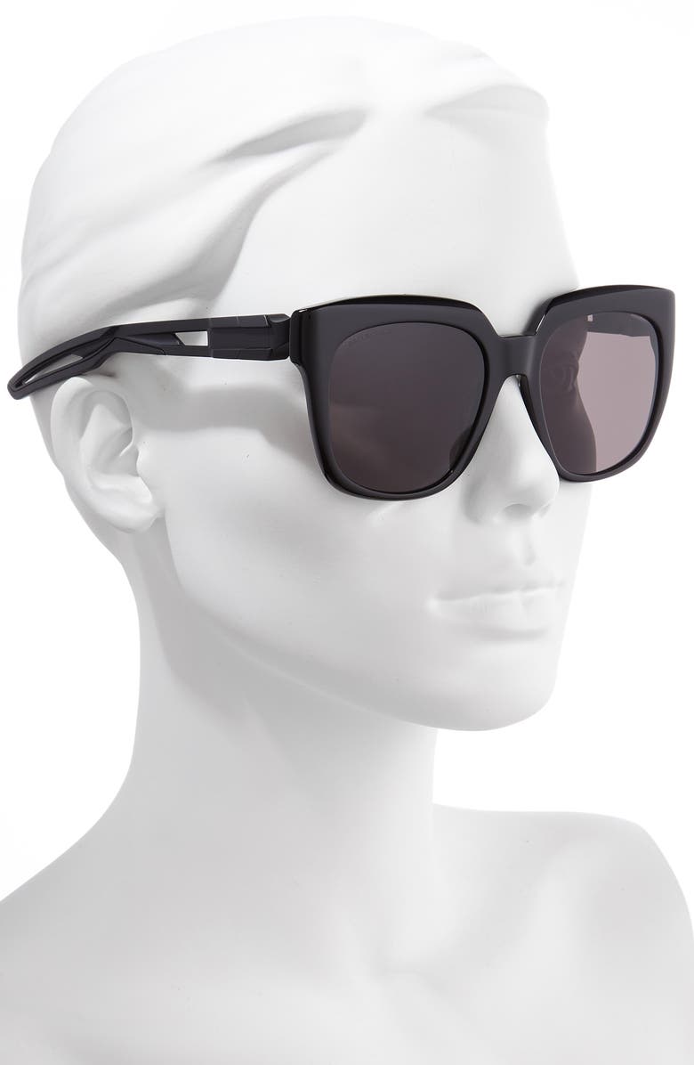 Balenciaga 54mm Square Sunglasses, Alternate, color,