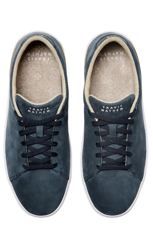 Travismathew The Modern Cup Sneaker In Black