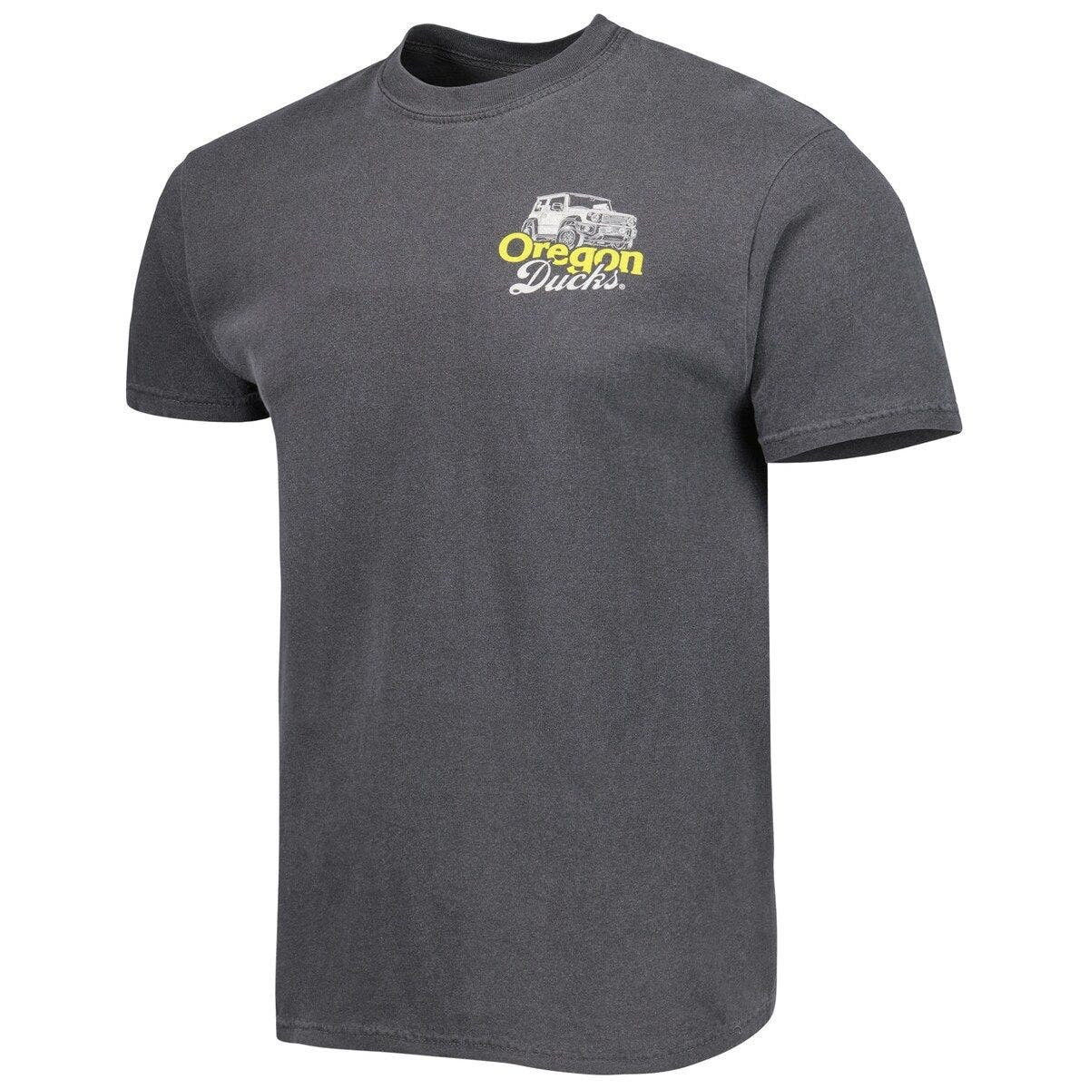 Men's Charcoal Oregon Ducks Hyperlocal T-Shirt - image 2