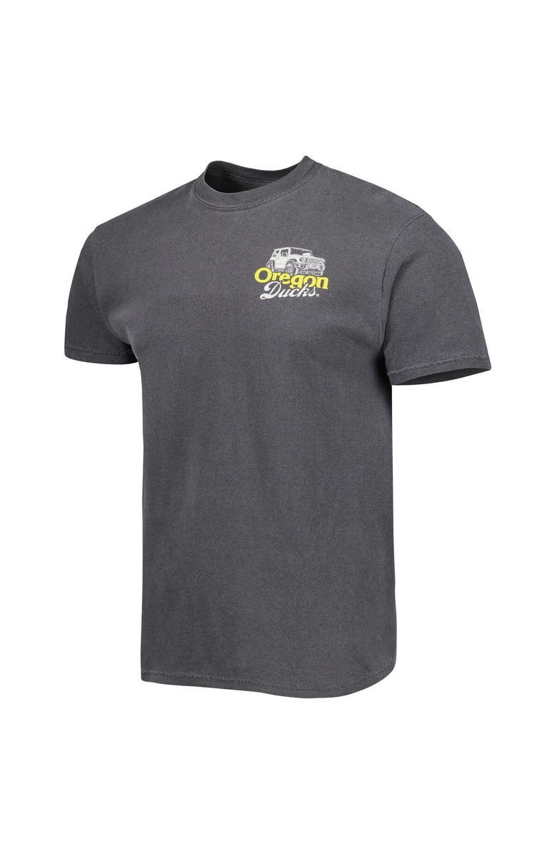 IMAGE ONE Men's Charcoal Oregon Ducks Hyperlocal T-Shirt, Alternate, color, Charcoal