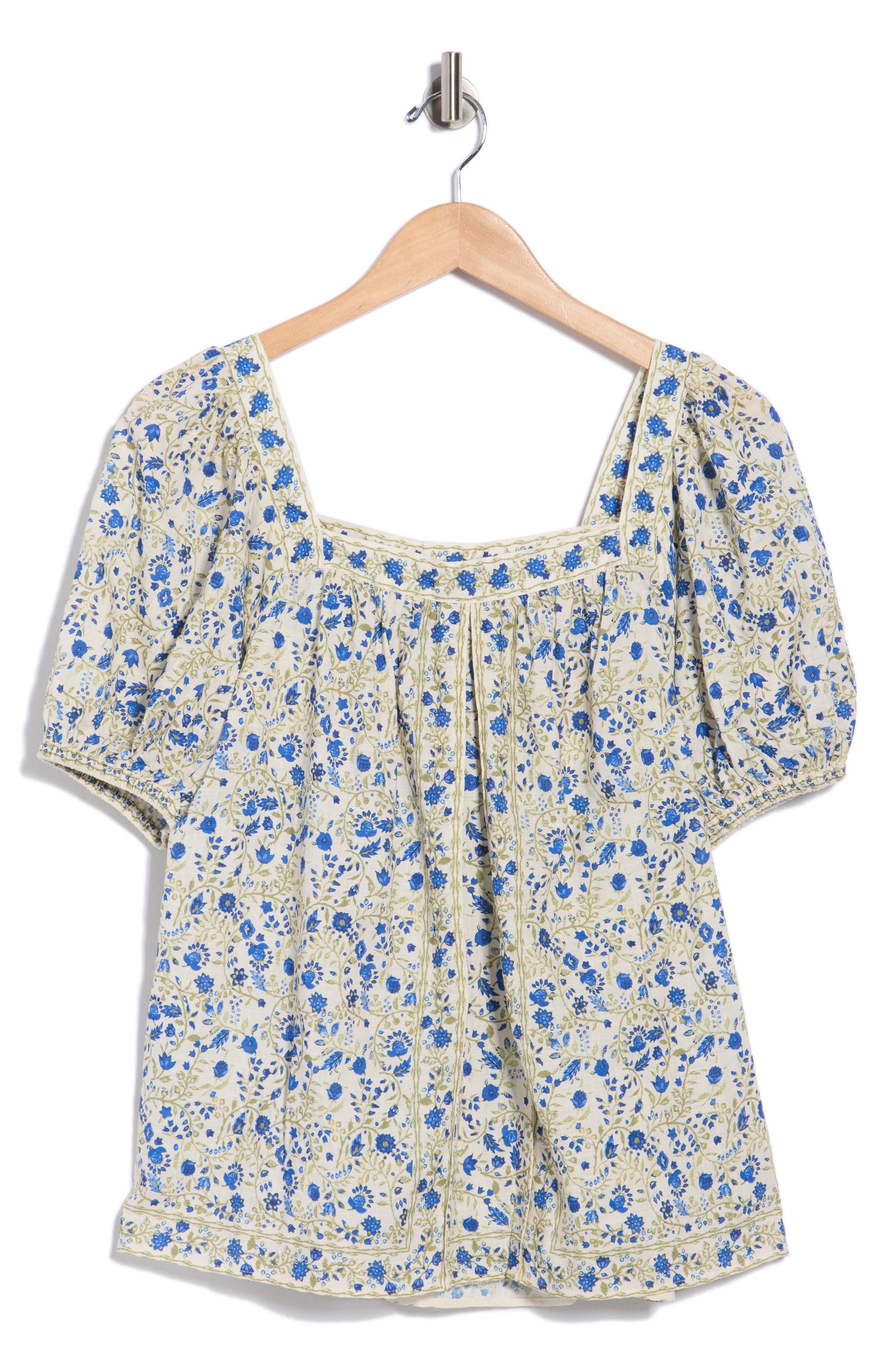 MAX STUDIO Puff Sleeve Top
