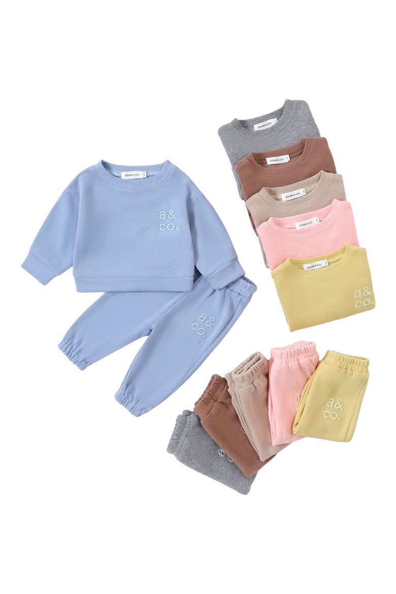 Sweatshirt & Sweatpants Set, Alternate, color, YELLOW