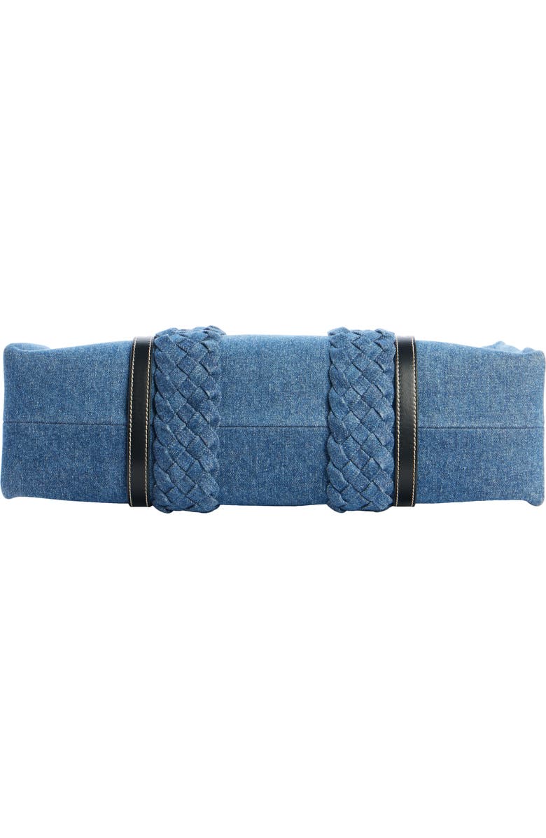 Chloé Large Woody Denim Tote, Alternate, color,
