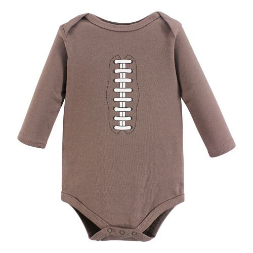 Hudson Baby Cotton Long-sleeve Bodysuits 3-pack In Multi
