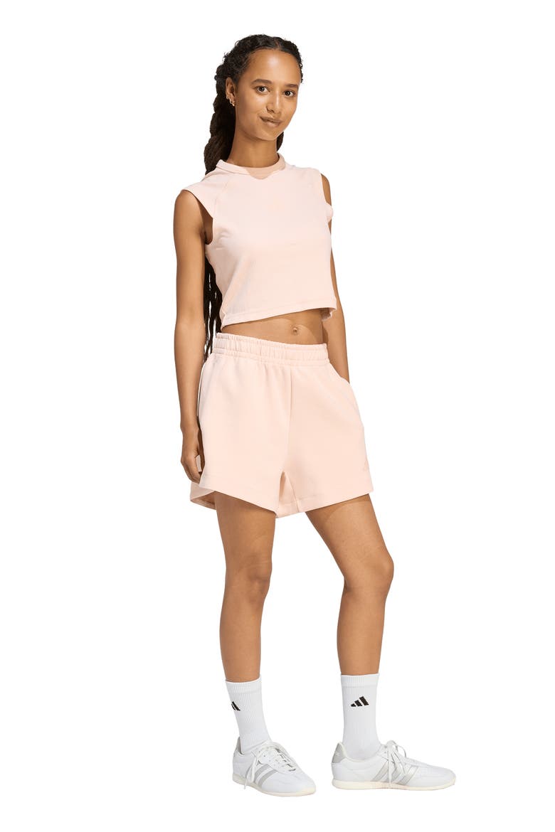 Soft Lux Loose Shorts, Alternate, color, BLUSH PINK