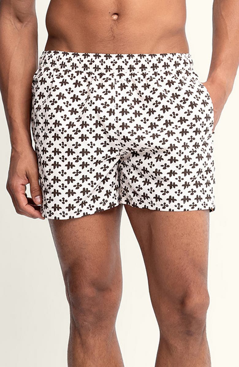 AUTO-REPLY<sup>™</sup> Sebastian Solid 4-Inch Nylon Swim Trunks, Main, color, Saltstone/ Ivory