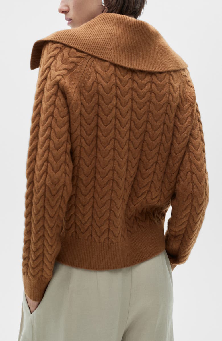 MANGO Collar Sweater, Alternate, color,