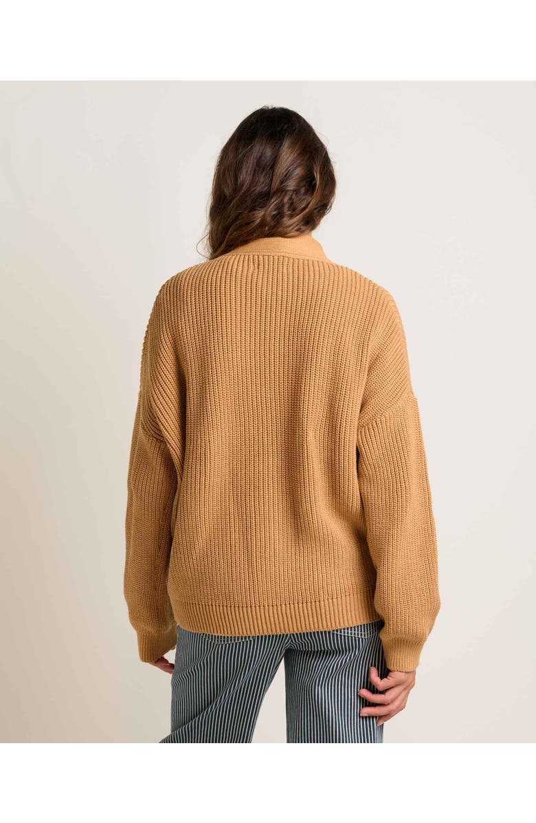 Toad & Co Bianca Shaker Cardigan, Alternate, color, Camel