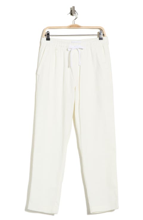 Textured Drawstring Pants