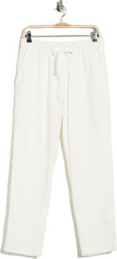 DENIM AND FLOWER Textured Drawstring Pants