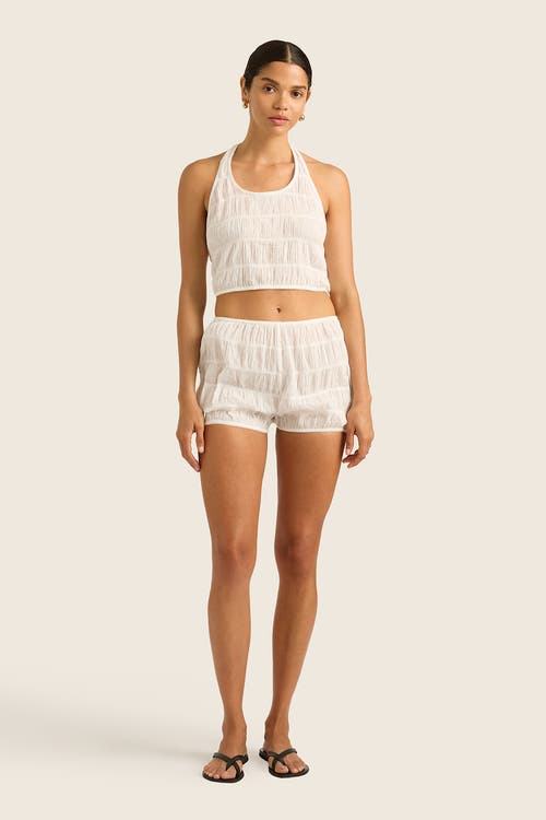 Hope And May Bebi Cotton Bloomer Short In Chalk