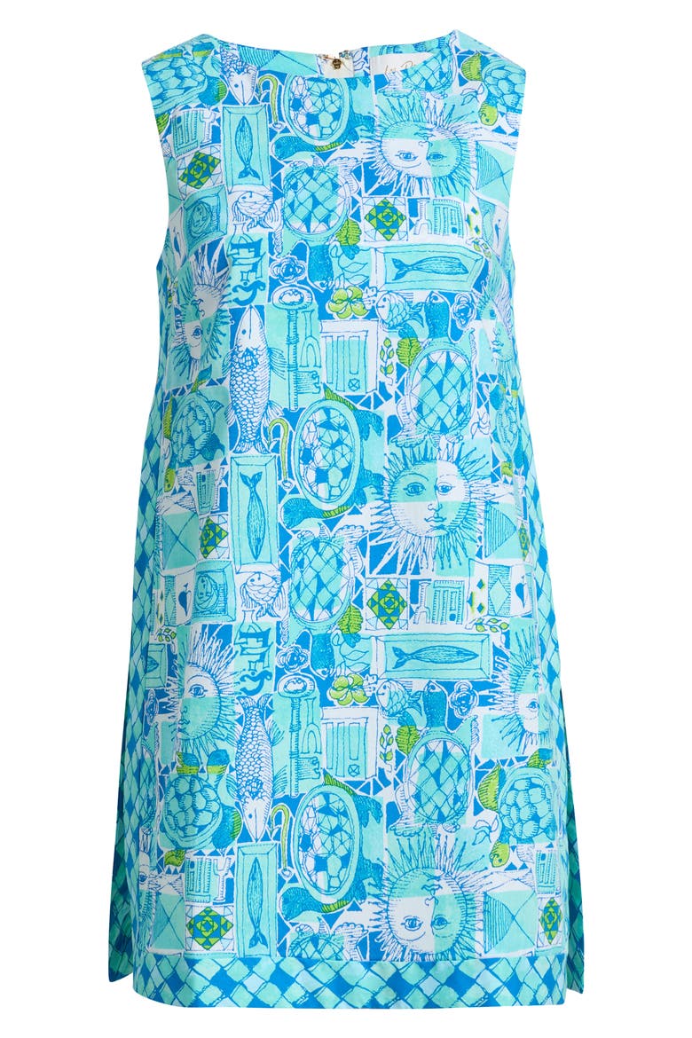 Aisling Shift Romper, Alternate, color, MINT CONDITION
