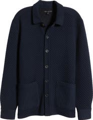 Robert Barakett Hoffburg Jacquard Overshirt