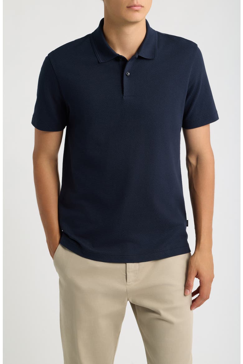 Parlay Short Sleeve Polo, Main, color, DARK BLUE