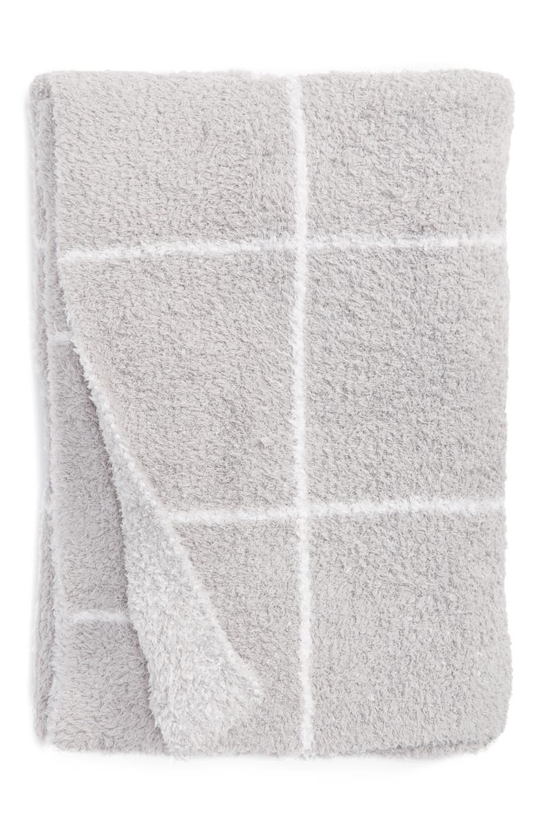 Barefoot Dreams<sup>®</sup> Cozychic<sup>®</sup> Windowpane Plaid Throw Blanket, Main, color, 